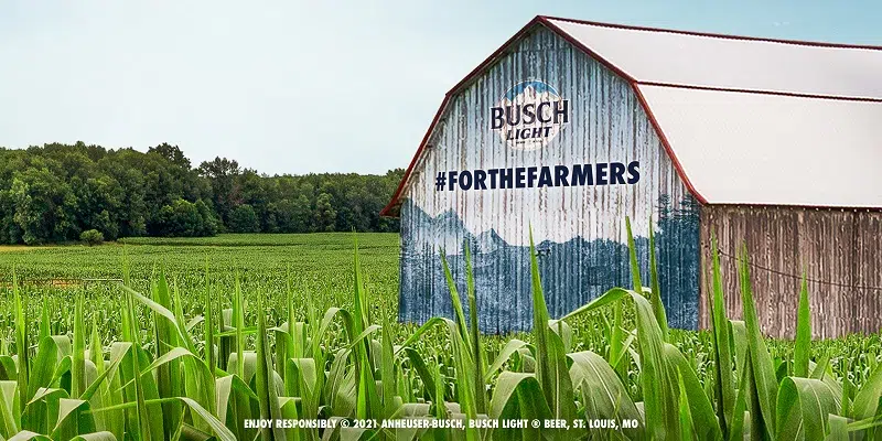 Busch puts dollars to work on barns across the country; Portion of special edition can sales to Farm Rescue |