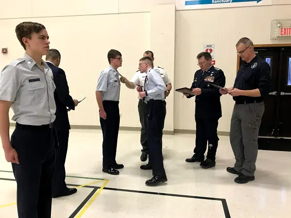 civil-air-patrol-conducting-a-cadet-competition-in-pierre-today