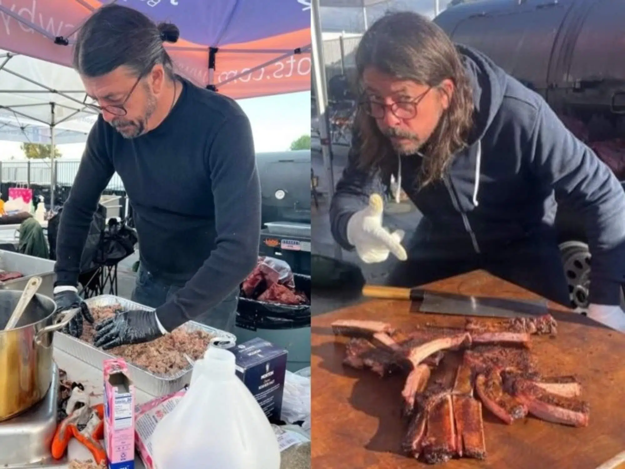 Dave Grohl Spent 16 Hours Cooking And Feeding The Homeless | DRGNews