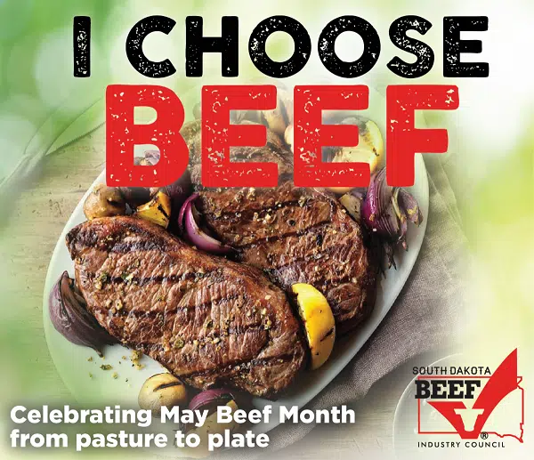 SD Beef Industry Council celebrating May Beef Month with “I Choose Beef