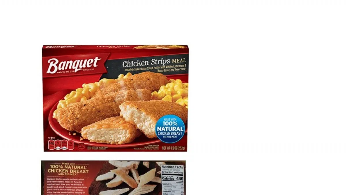 Banquet brand frozen chicken strips entree recalled due to possible ...