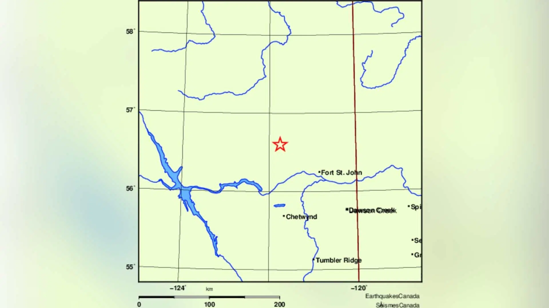 4.0-magnitude earthquake northwest of Fort St. John Monday morning |  Energeticcity.ca