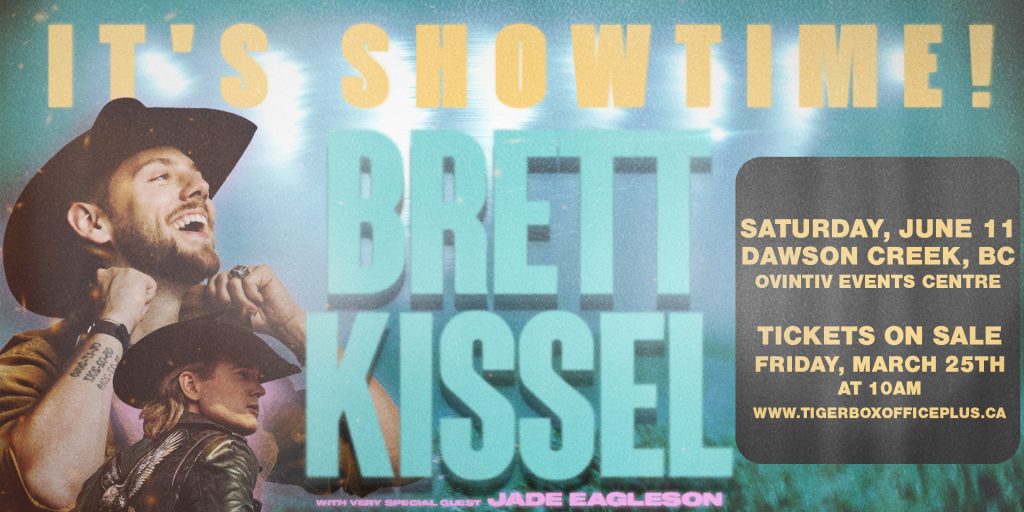 "It's Showtime!" Brett Kissel Coming to Dawson Creek | Energeticcity.ca - Local news from Northeast B.C. - Vimarsana News