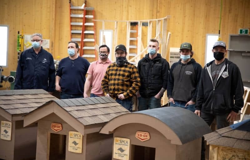 NLC Carpentry students harness their skills to build eight doghouses for those in need - Vimarsana News
