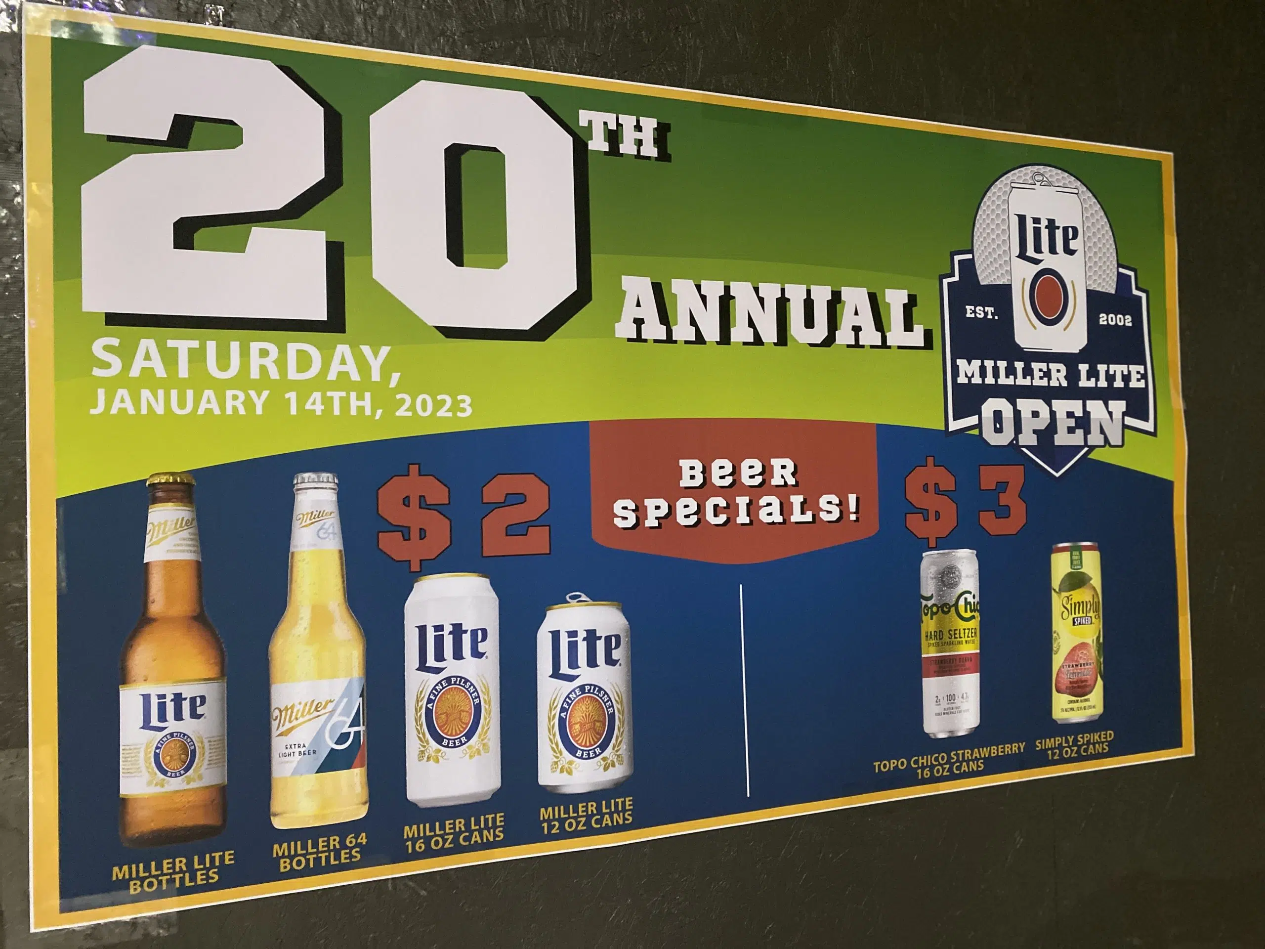 Miller Lite Open Photo Gallery