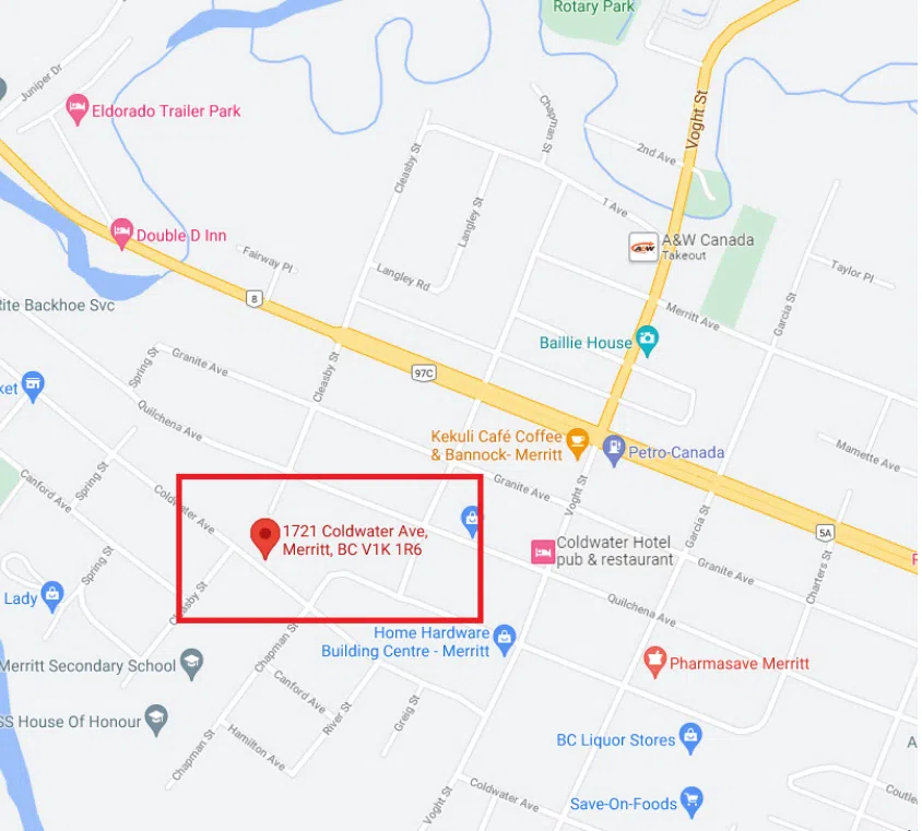 Evacuation Order For Logan Lake No Lodging Available In Merritt Q101   Ess Map 