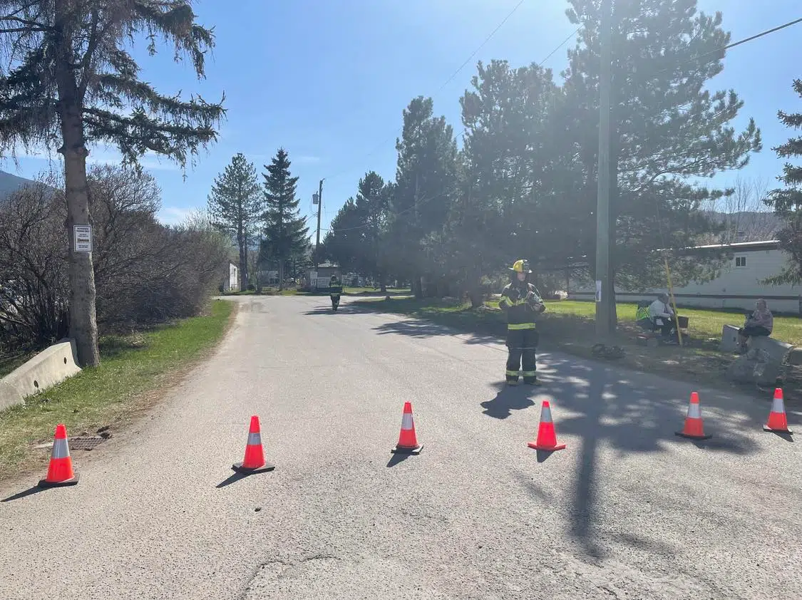 Gas leak at Diamond Vale Mobile Home & RV Park Q101