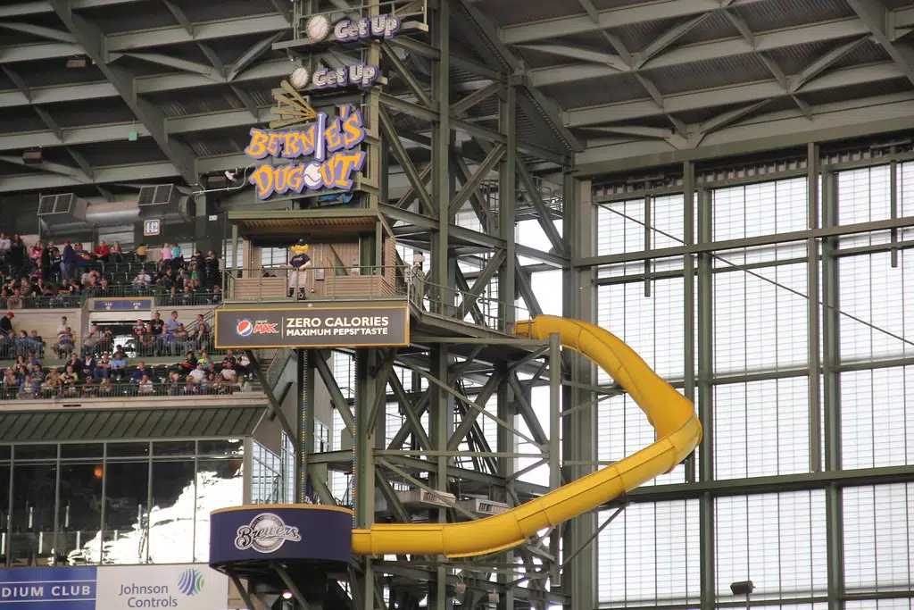 Brewers what will it take for me to ride down Bernie's slide