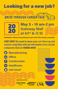 Drive Thru Career Fair May 5th At Gateway Mall Klin News Talk 1400