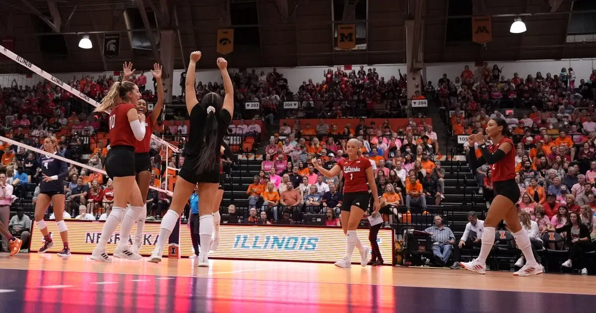 Hames Sets Record As Husker Volleyball Sweeps Again | B107.3 - Lincoln ...