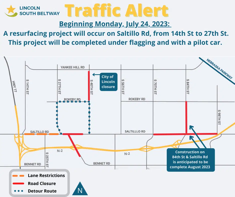 South Beltway Progress: Saltillo Road Resurfacing Next Week | B107.3 ...