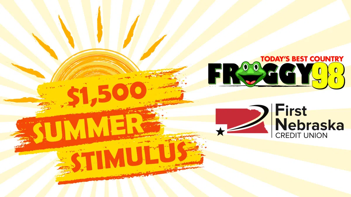 Summer Stimulus Froggy 98 Today's Best Country!