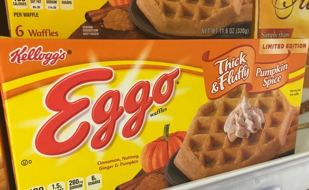 Eggo flavored egg nog. Kellogg’s now has waffle flavored booze. Merry x
