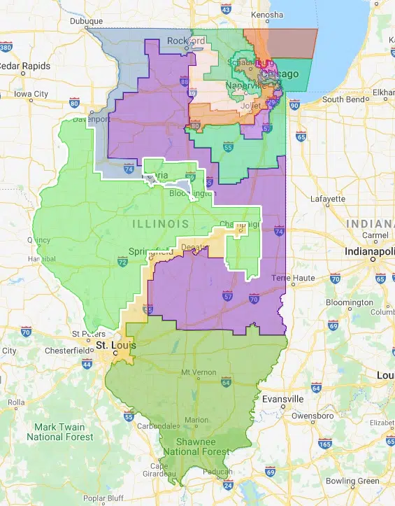 12th District Chicago Map All Of Southern Illinois To Be In 12Th Congressional District Under  Democrat's Proposed Map | South Central Illinois' News, Sports And Weather  Station