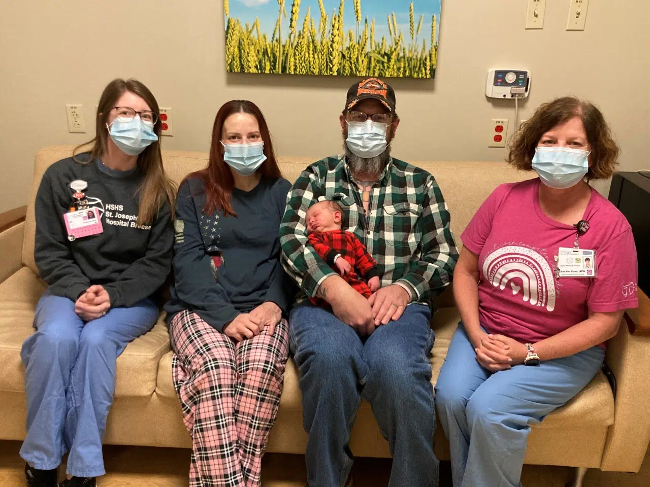 HSHS St. Joseph’s Hospital Breese First Baby of 2023 South