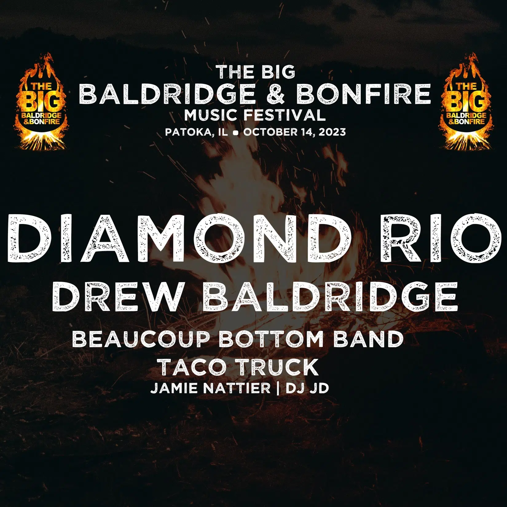 Second Annual The Big Baldridge and Bonfire Music Festival announced