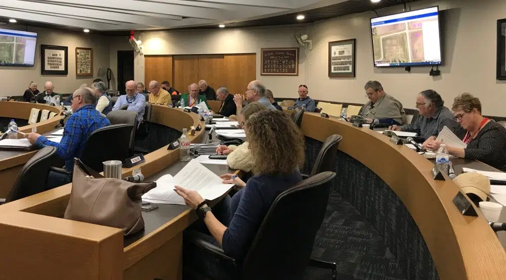 Rule changes requires County Board members to be at meetings in person