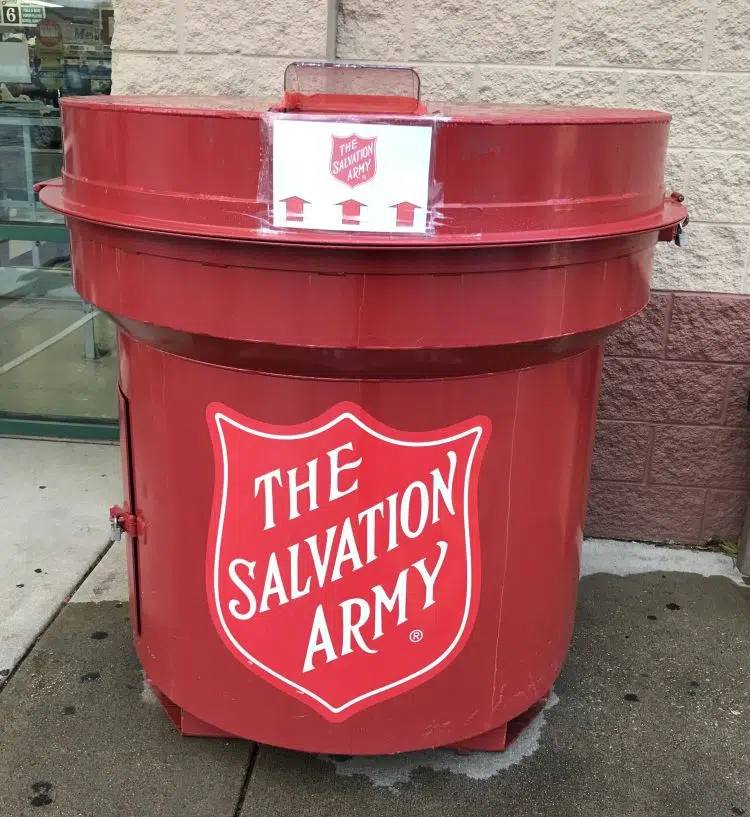 giant red kettle