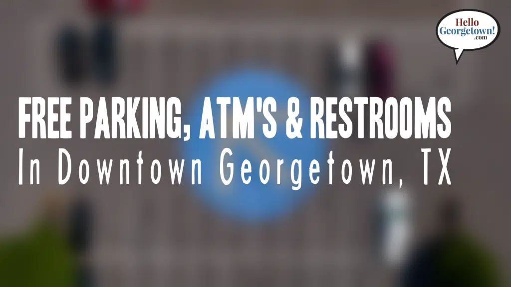 Free Parking, ATM's and Restrooms