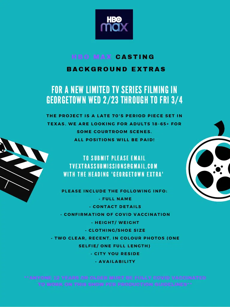 HBO Casting Call Georgetown TX