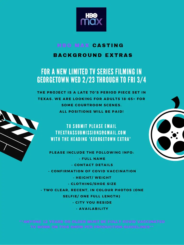 UPDATE HBO Max to Film in Seeking Background Extras