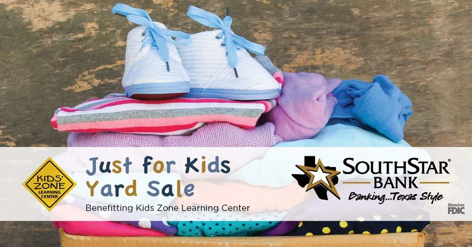 Just for Kids Yard Sale Hello