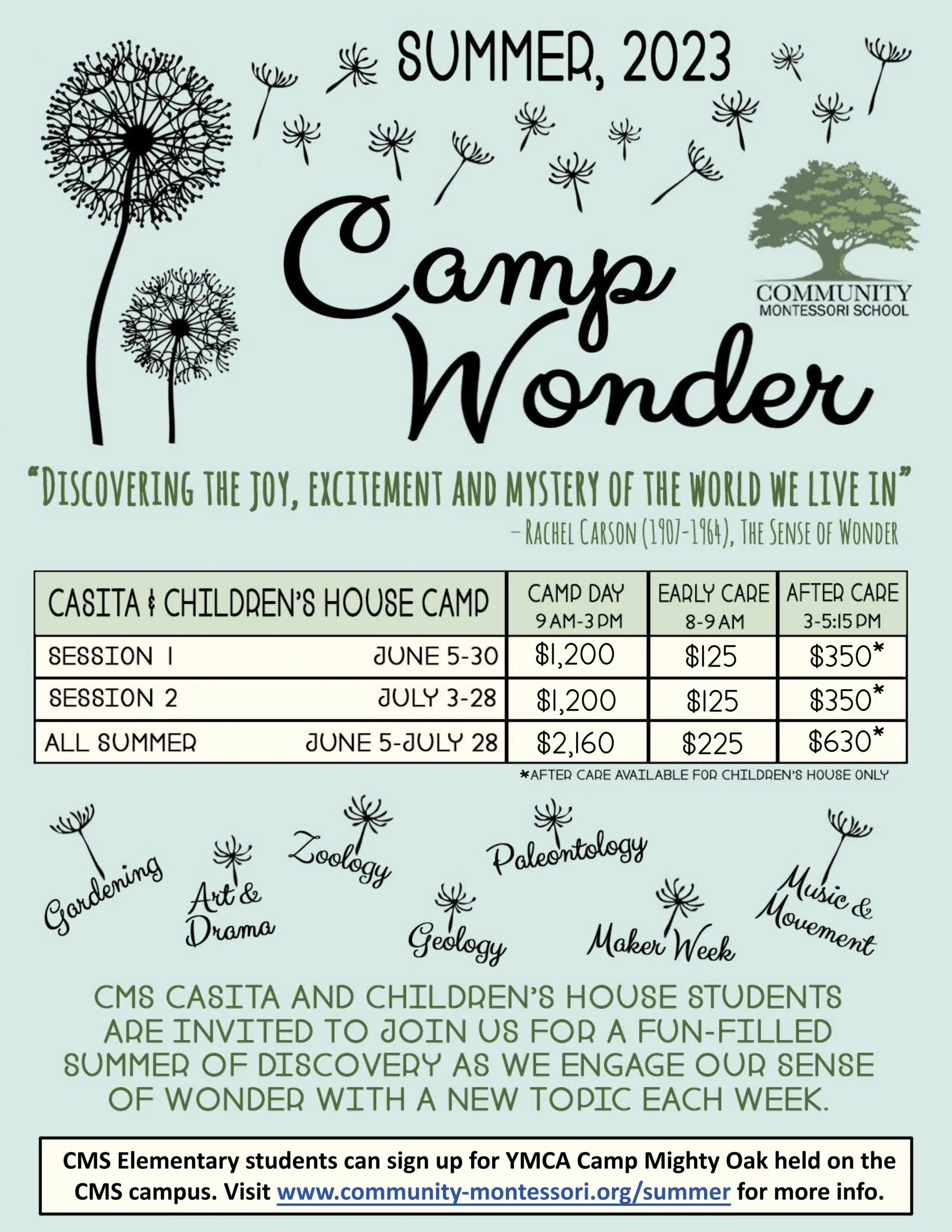 Mythology Camp -- 1st Camper -- June 26-29, 2023 — Historic Rock
