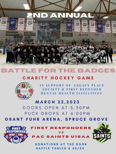 Battle of the Badges charity game held at First Arena
