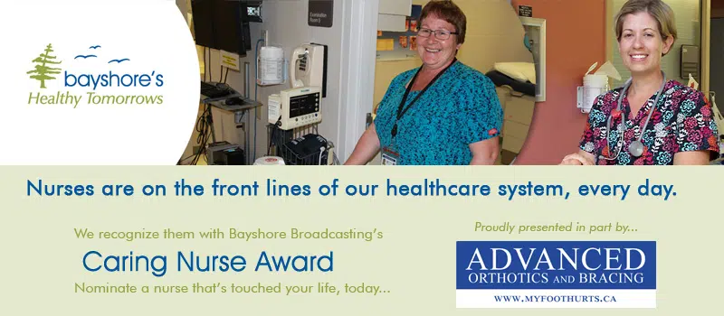 Feature: https://www.bayshorebroadcasting.ca/caring-nurse-award/