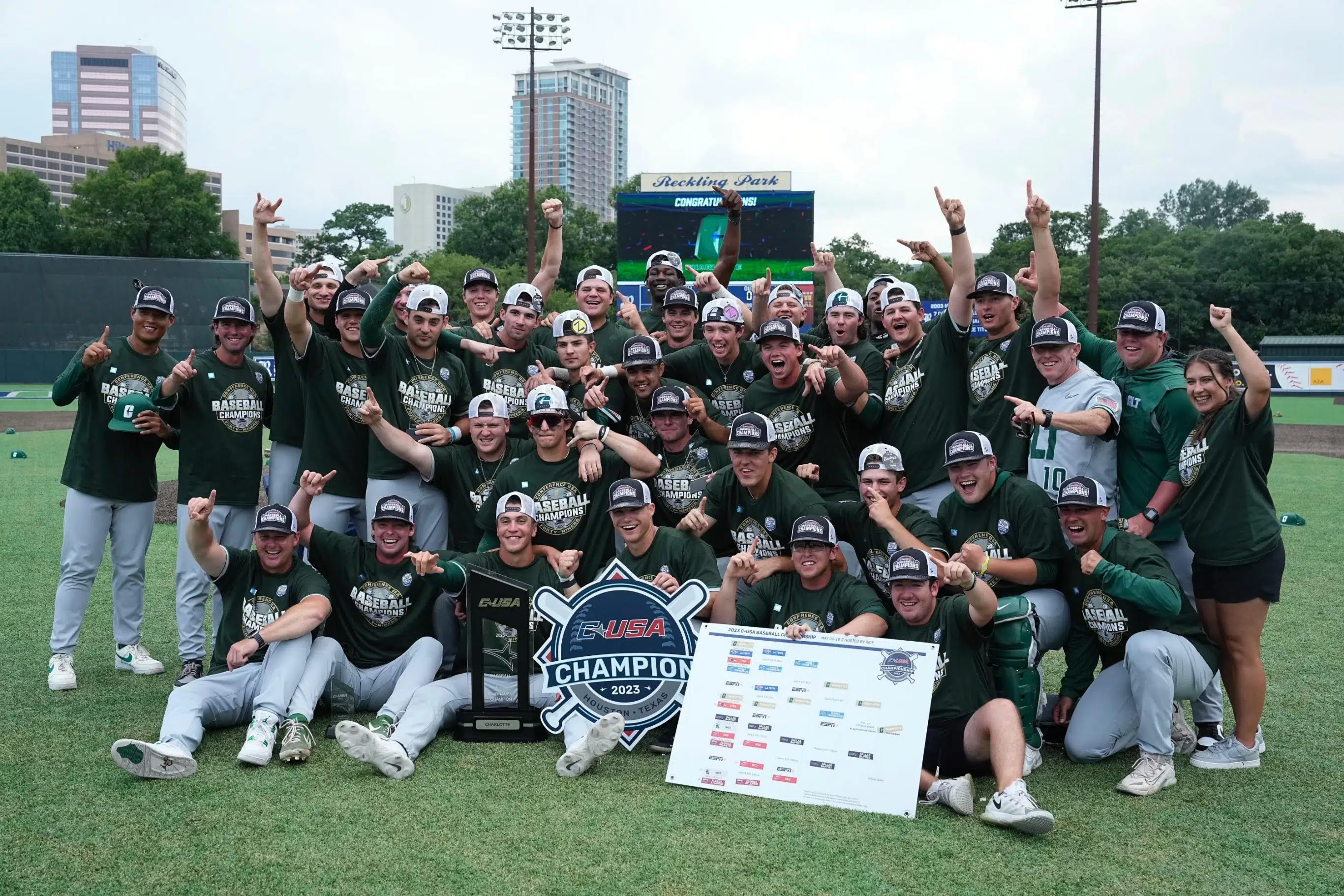 Charlotte baseball wins first CUSA title in program history