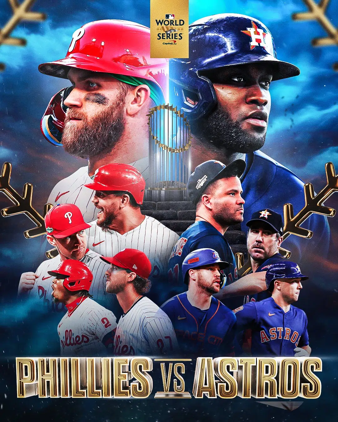 Houston Astros Vs Philadelphia Phillies Retro Uniforms 2022 MLB World  Series Home Decor Poster Canvas - REVER LAVIE