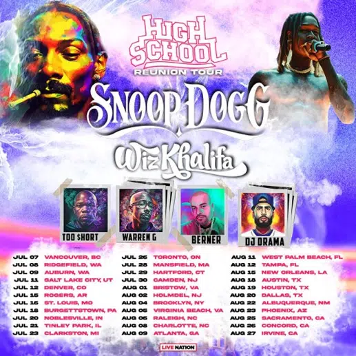 [Videos] SNOOP DOGG Highschool Reunion July 26th In Toronto Z1035