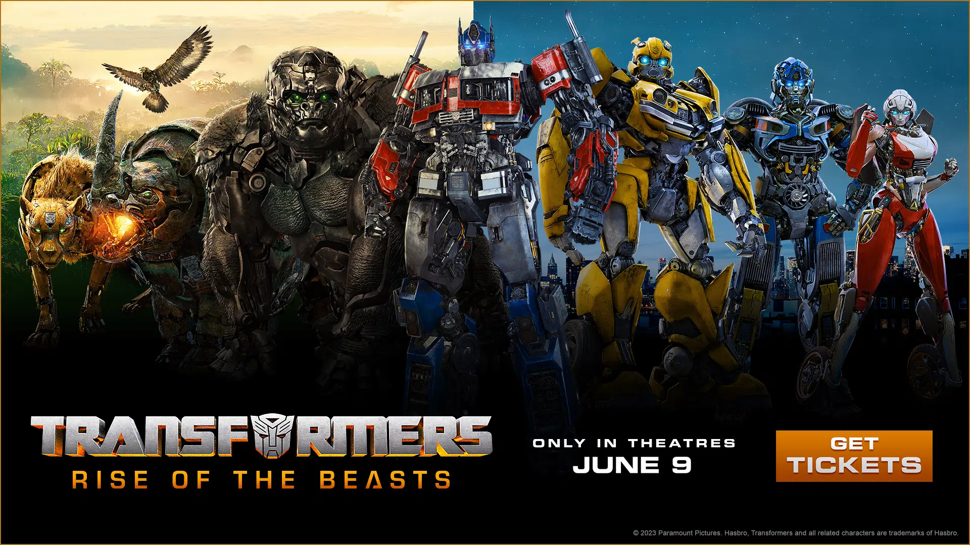Transformers: Rise of the Beasts, Official Website