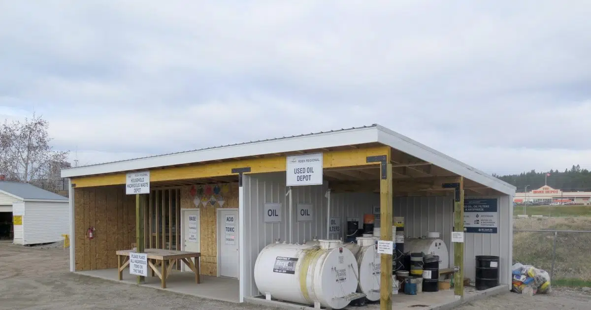 Hazardous Waste Depot reopens at Cranbrook Transfer Station 102.9