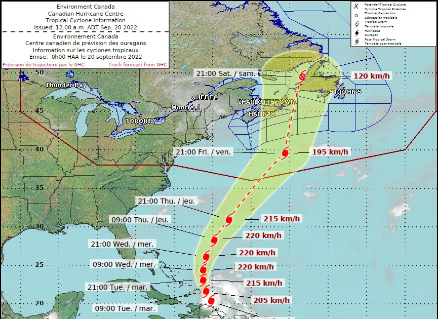 Fiona Could Impact Parts Of N.S. Early Saturday | Y95.5