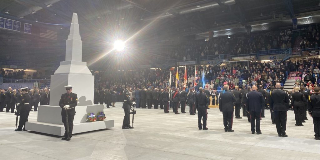 Remembrance Day Service Returns To TD Station - Vimarsana News