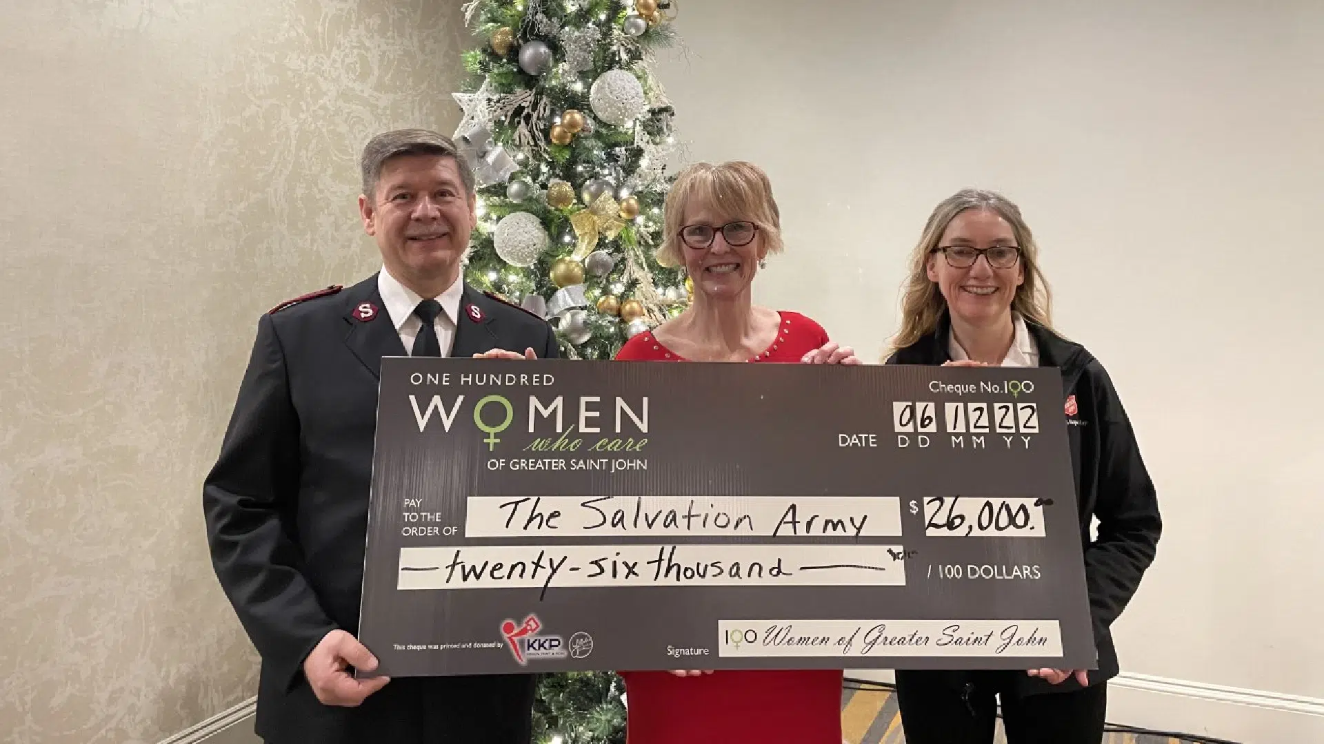 26K Donation For The Salvation Army Country 94   100 Women Salvation Army 