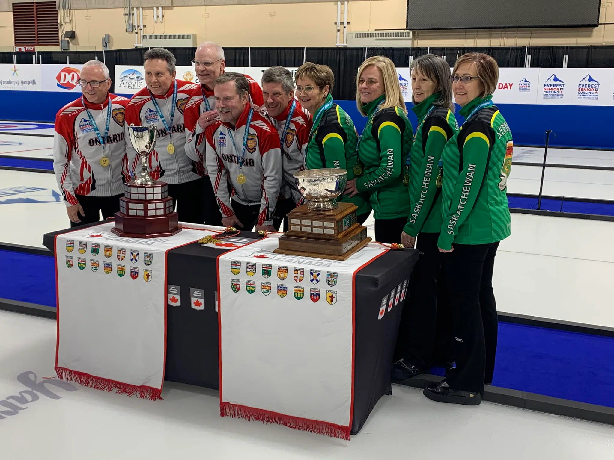 Canadian Senior Curling Saskatchewan, Ontario Win Gold Y95.5