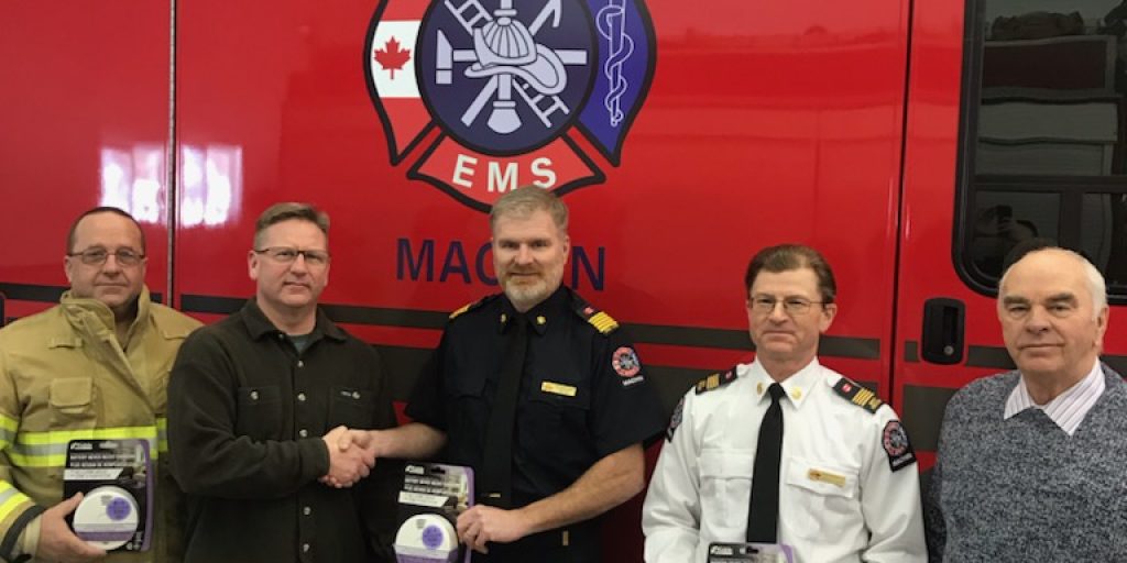 Enbridge Hands Machin Fire Department Grant - Vimarsana News