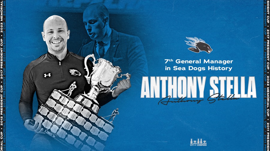 Anthony Stella named GM of Sea Dogs - Vimarsana News