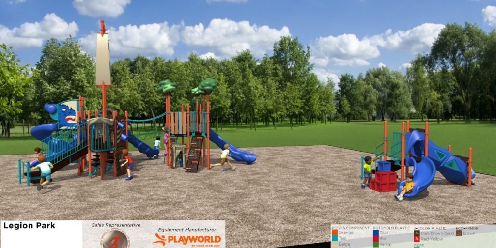 New playground equipment coming to Legion park - Vimarsana News