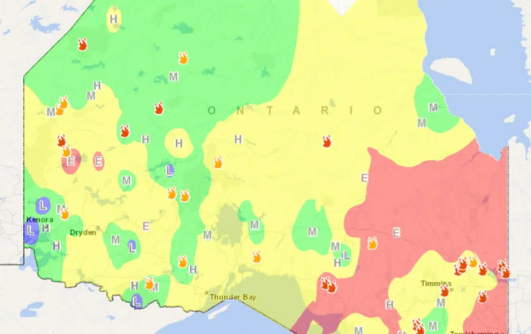 Several new fire starts in northwestern Ontario CFOB 93.1 The Border