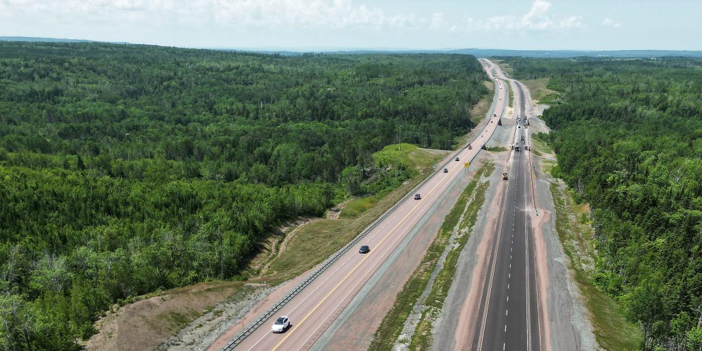 Part of newly twinned Highway 104 officially open - Vimarsana News