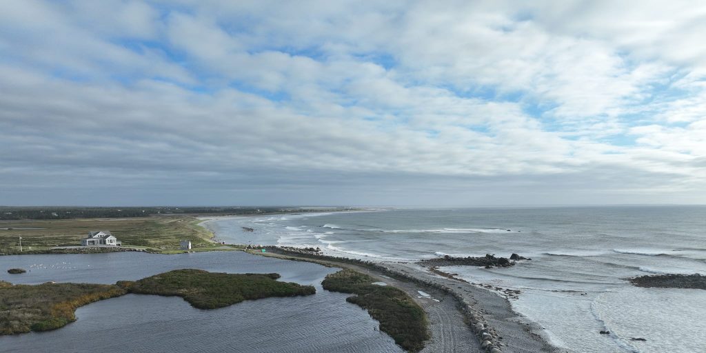 Beach erosion in Shelburne County after Lee - Vimarsana News