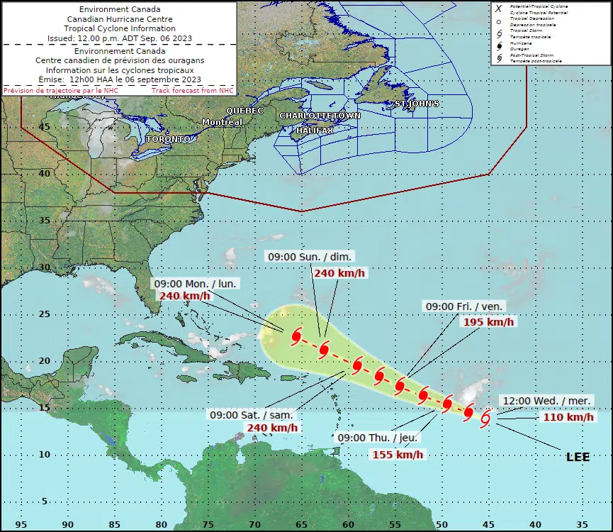 Lee expected to ‘extremely dangerous’ hurricane 101.5 The Hawk