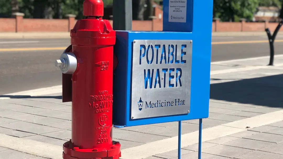 Medicine Hat water bottle filling stations are back for good CJWE
