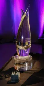 Indispire Award displayed at the Awards ceremony (Photo Credits - Keith Driver)