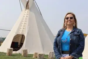 Charlene Rattlesnake, Family and Cultural Coordinator at Early Years (Photo Credits - Daniel Barker-Tremblay)