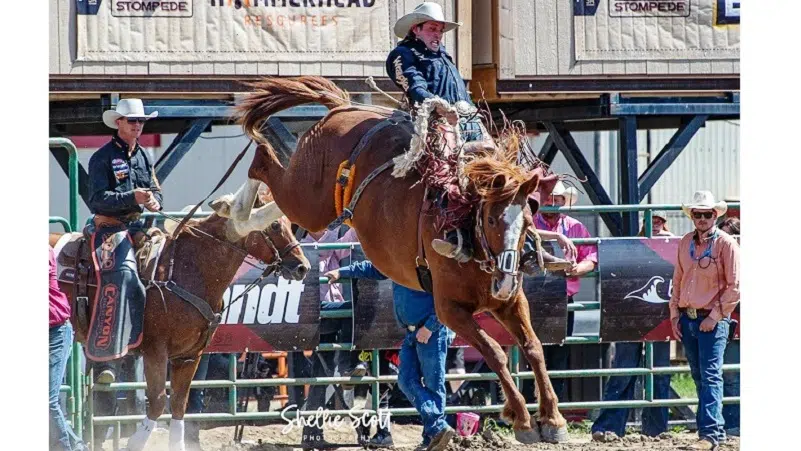 Rocky bronc rider enjoys successful weekend in Grande Prairie