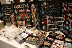 Vendors assortment of beadwork at the OKIMAW Marketplace at the River Cree Resort and Casino (Photo Credits - Daniel Barker-Tremblay)